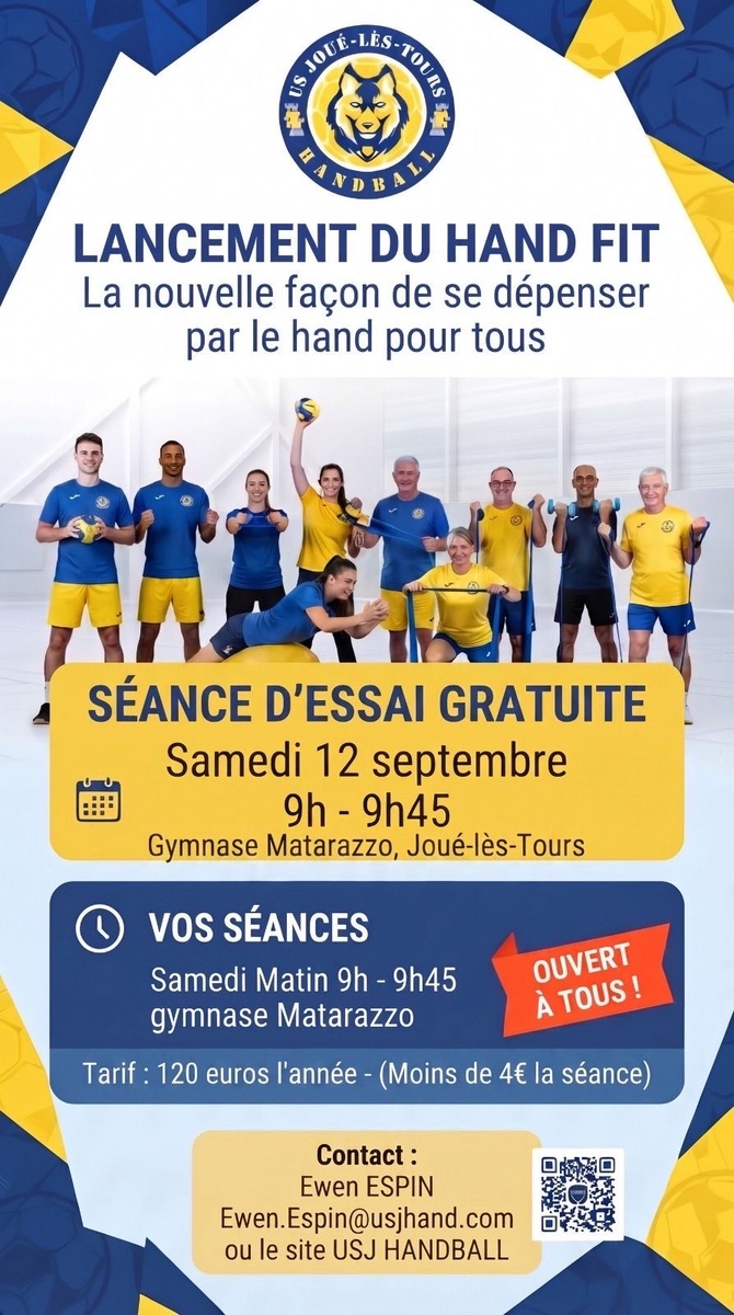🤾‍♀️ NOUVEAU À L’USJ HANDBALL ! 💛💙