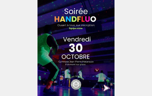 🟢🟡🟣 Soirée HANDFLUO : le handball passe en mode fluo !