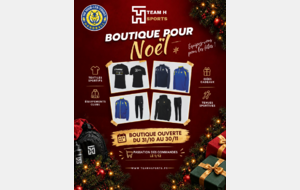 🎄💙💛 La boutique de l'USJ Handball rouvre ses portes pour Noël !