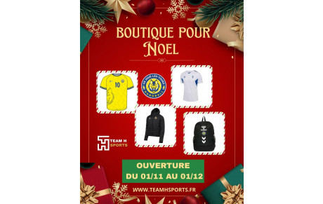 🎄 La boutique de l’USJ Handball ouvre ses portes pour Noël ! 🤾‍♂️🎁