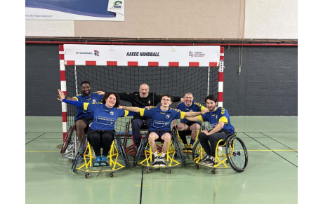 🔵 Match amical handfauteuil à l’extérieur 🔵